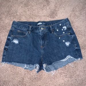 old navy denim shorts